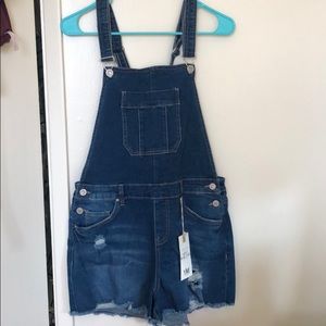 Overall Shorts